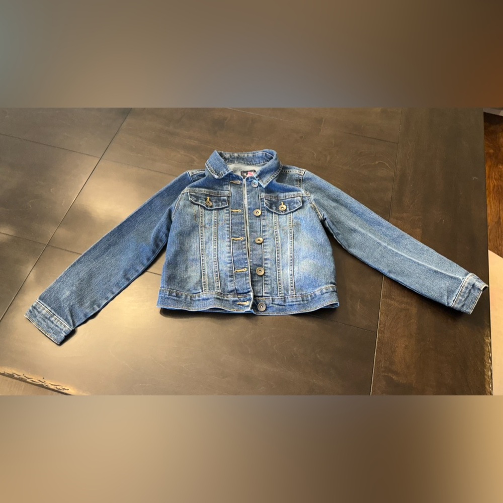 The Children’s PLACE Girl’s Denim Jacket 7/8 M Great Condition!!